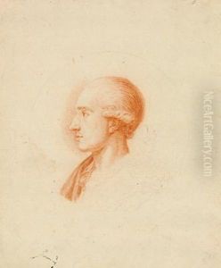 Mannliche Portraitstudie Im Profil by Johann Heinrich Lips