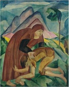 Die Vergebung (absolution) by Hermann Lismann