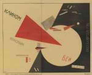 Beat The Whites With The Red Wedge by Eliezer Markowich Lissitzky