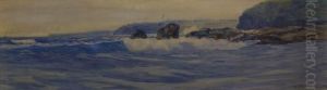 Looking South To North Head by William Lister Lister