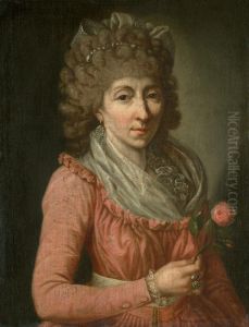 Bildnis Einer Dame Mit Rose