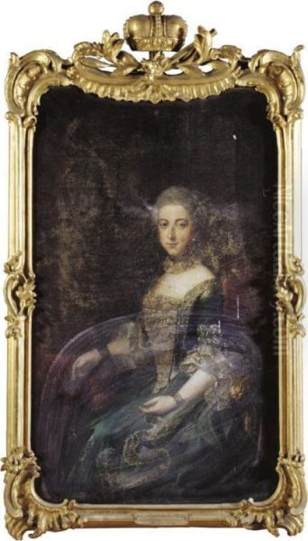 Portrait Of Queen Elisabeth Christine (1746-1840), Wife Of King Frederick Wilhelm Ii Of Prussia (1744-1797) - view 1