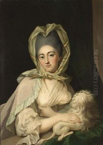 A Lady With A Dog On Her Lap