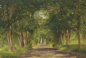 Forestscape by Aleksandr Dmitrievich Litovchenko
