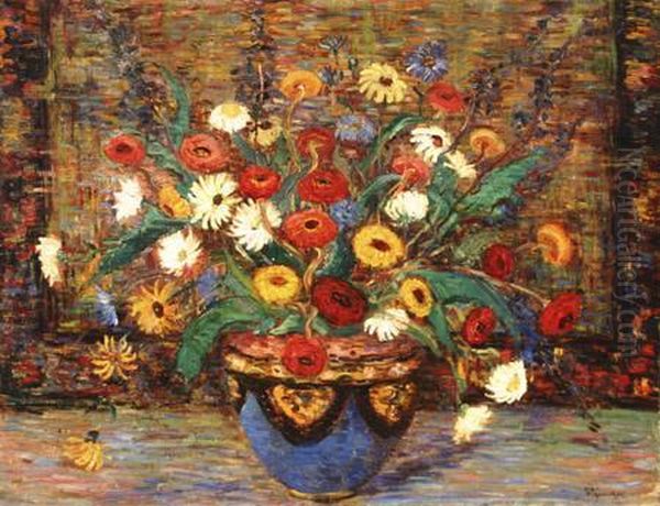 Still Life With Flowers In A Jardiniere - view 1