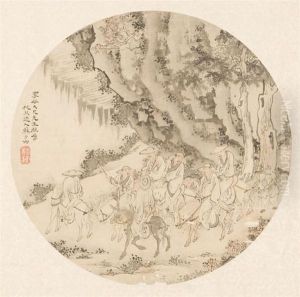Fan Painting by Su Liupeng