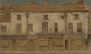 Row Of Shops by Horace Mann Livens