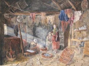 Cottage Interior, County Mayo by Frances Livesay