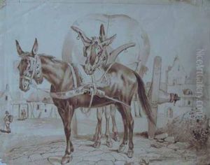 Mules With Cart