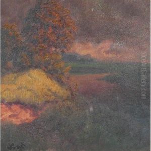 Landscape by Piotr Ivanovitch Livoff