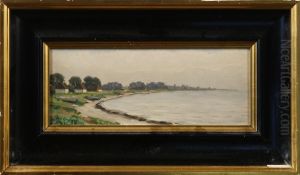 Strandbild by Bror Ljunggren