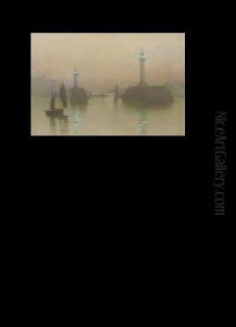 At Whitby -evening by William Samuel Henry Llewellyn