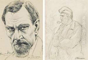 Un Anciano Con Barretina by Josep Llimona Bruguera
