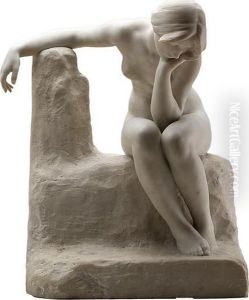 Meditacion O "insomni" by Josep Llimona Bruguera