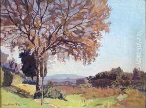 Mattino D'autunno Sulla Riva Dell'arno by Llewelyn Lloyd