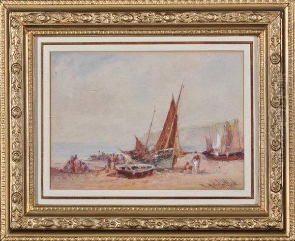 Fishing Boats On A Beach - view 1