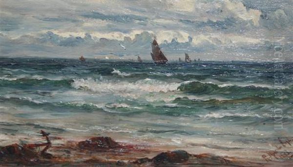 Fishing Boats At Sea - view 1