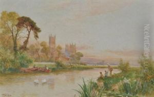 Sunset River Landscape Sunset River Landscape