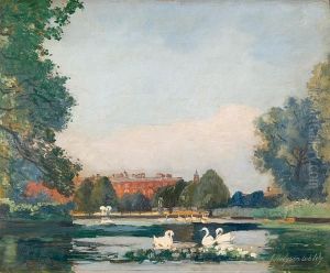 Hampton Court From The Long Pond