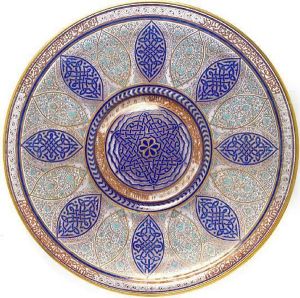 A Charger From The Arabian Series by Josef Lobmeyr