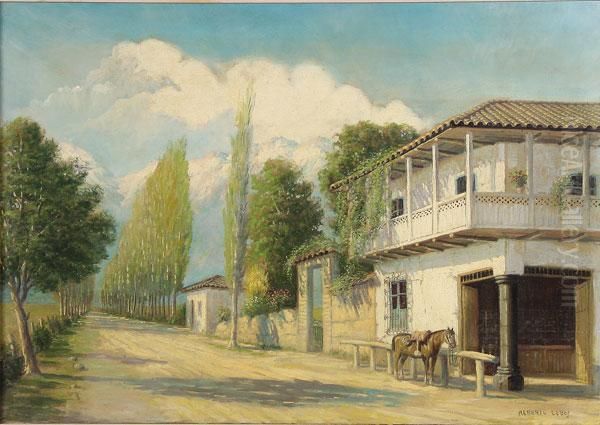 Hacienda On Tree Lined Road - view 1