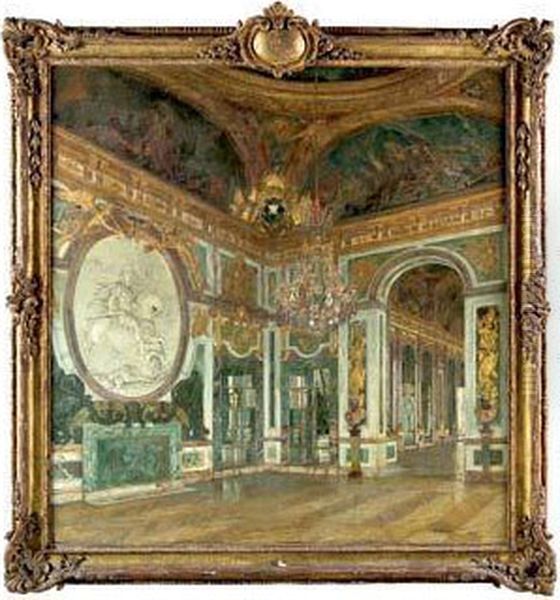 Vue Du Salon De La Guerre Au Chateau De Versailles - view 1