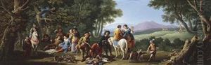 Don Quixote And Sancho Panza Meet The Shepherds