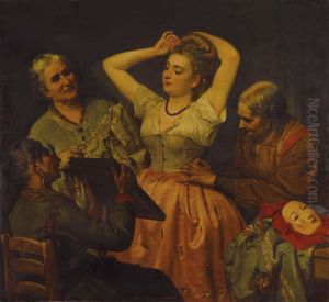 Preparazione Per Il Carnevale Di Venezia by Gian Francesco Locatelli