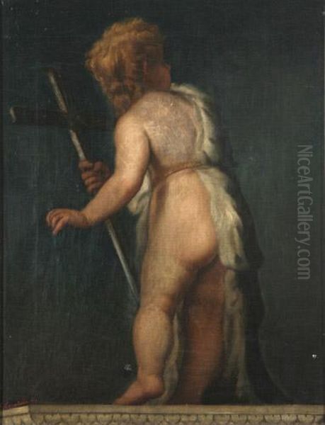 Auf Einem Podest Stehender Johnnesknabe - view 1