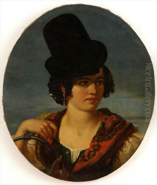 Young Woman In Localcostume - view 1