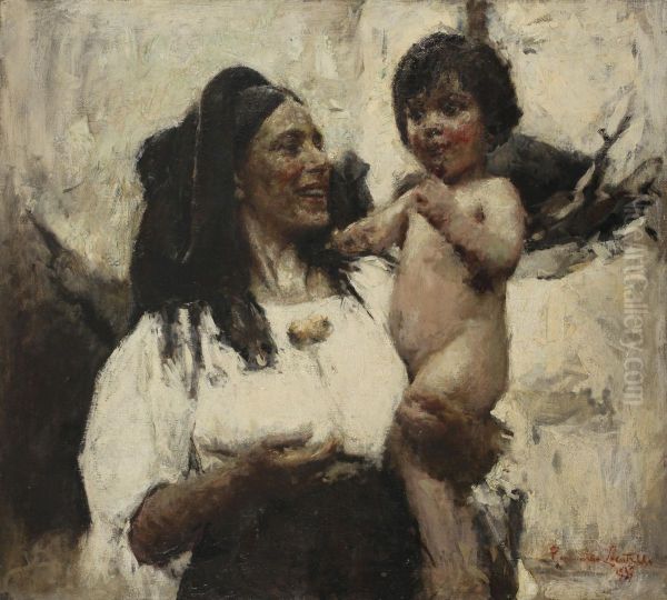 Erminia And Little Angel - view 1