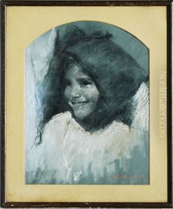 Ragazza Con Foulard by Romualdo Locatelli