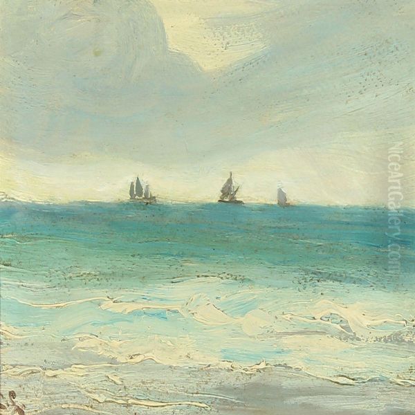 Seascape With Sailing Boats - view 1