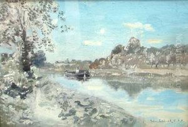 Tranquil River Landscape - view 1