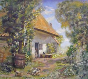 'where Peace And Happiness Dwell'. by John Lochhead