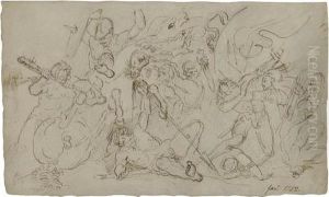 A Classical Battle Scene A Classical Battle Scene