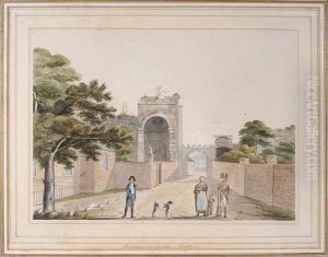Rougemont Castle, Exeter by Edward Hawke Locker