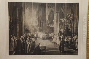 The Jubilee Celebration In Westminster Abbey by William Ewart Lockhart