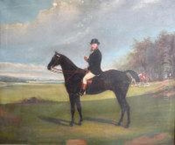 Scraptoft, Winner Of The Farmers Steeplechase At Rugby, March 8th 1869 - view 1
