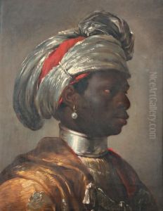 Portrait D'un Noir A La Perle Et Au Turban Portrait D'un Noir A La Perle Et Au Turban