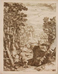 Losi , Der Heilige Hubertus / Der Heilige Hieronymus by Carlo Lodi