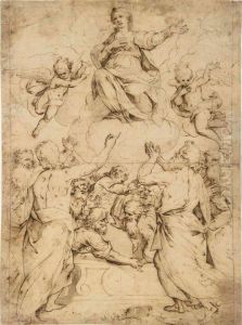 The Assumption Of The Virgin by Ermenegildo Lodi