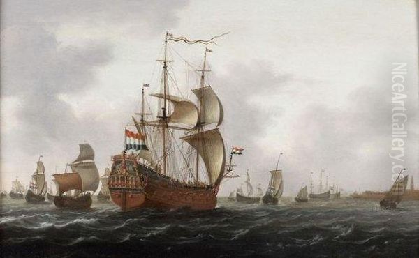Navire Avec La Vierge Et Les Armes D'enkhuizen
Panneau. - view 1
