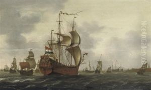 Shipping In Choppy Waters Near A Walled Town