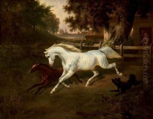 Chevaux by Hermann Loeschin