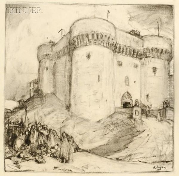 Algerian Castle, Algerian Streetscene, Baskets - view 1