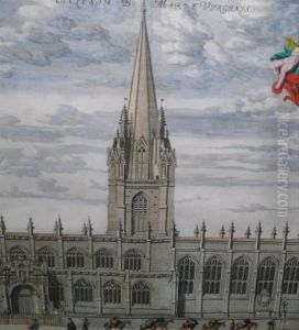 Collegium Aiedis Christi' by David Loggan