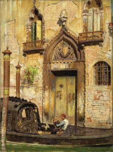 A Water Doorway, Venice by Logsdail William