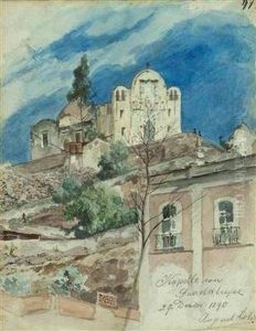Hochgelegene Kirche In Mexiko by August Lohr