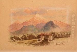 Mountain Landscape by August Lohr